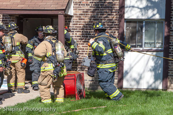 Long Grove FPD fire in storage room at 2316 Nichols Road 7-13-13 Larry Shapiro photography
